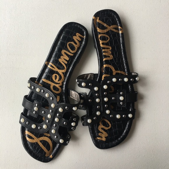 Sam Edelman Bay embellished slip on sandals Size 9.5 - Picture 13 of 13